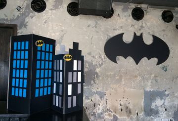 מיתוג קירות בסגנון באטמן וגוטהם סיטי